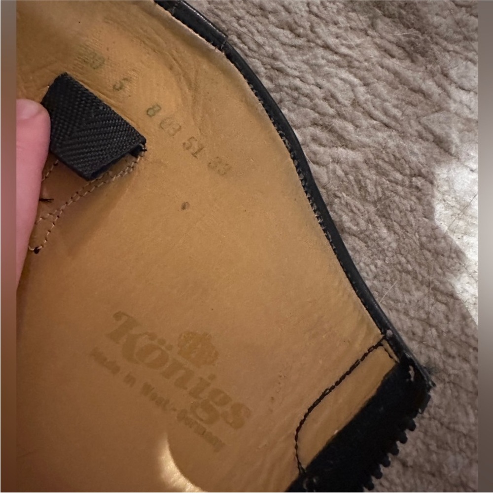 König / Konig Leather Dressage Field Boot - LIKE NEW!! - Picture 5 of 7